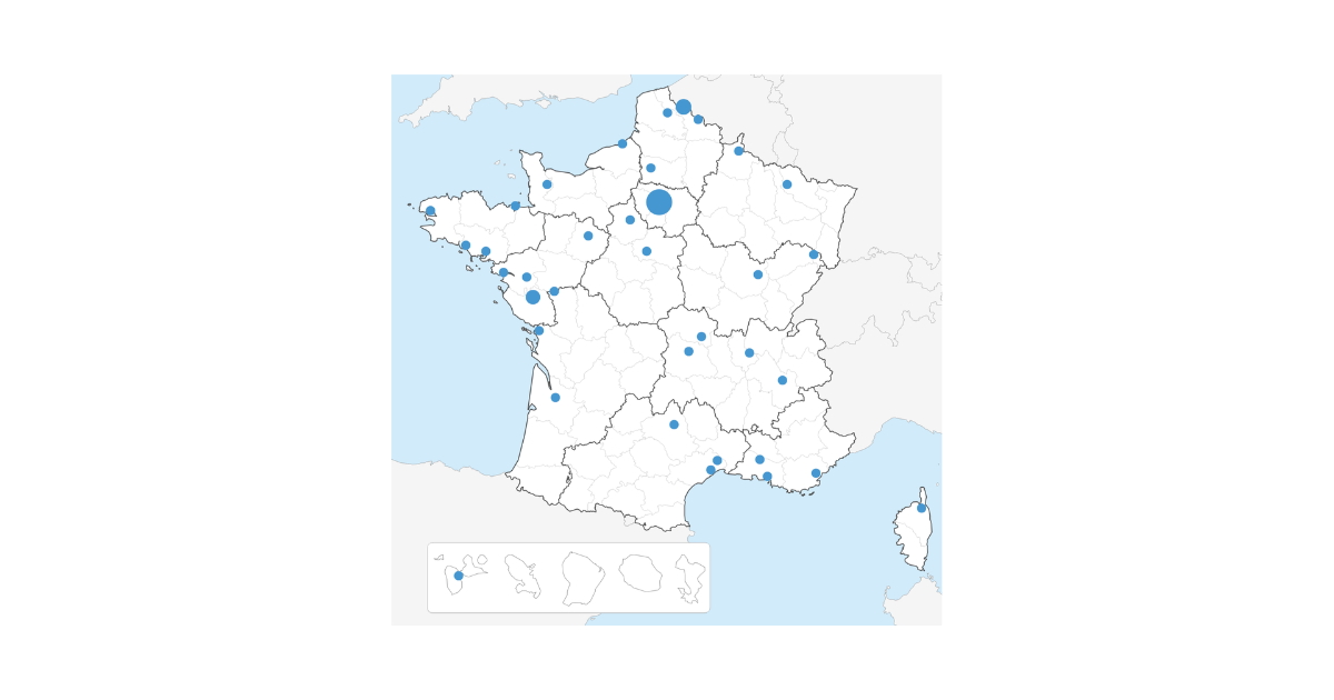 Cartographie des centres Famiréa